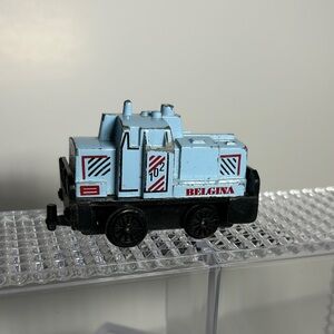 Vintage diecast Belgina 102 pull-back train engine